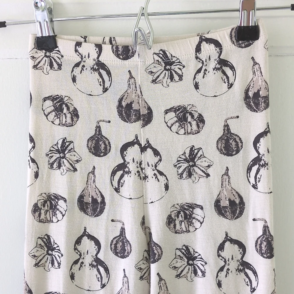 Kate Quinn Modal Pajama Pants In Squash Print Size 7